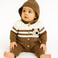 Imported Woolen Baby Rompers with cap