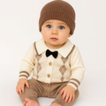 Imported Woolen Baby Rompers with cap