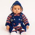 Quilted Velvet Baby Romper Collection