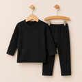 Baby Winter Thermal Suits – Black