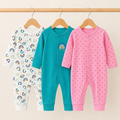 Dream Baby Pack of 3 Sleep Suit Rompers Collection FP(open feet)
