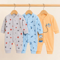 Zaem Pack of 3 Sleep Suit Rompers Collection (0-3 month)