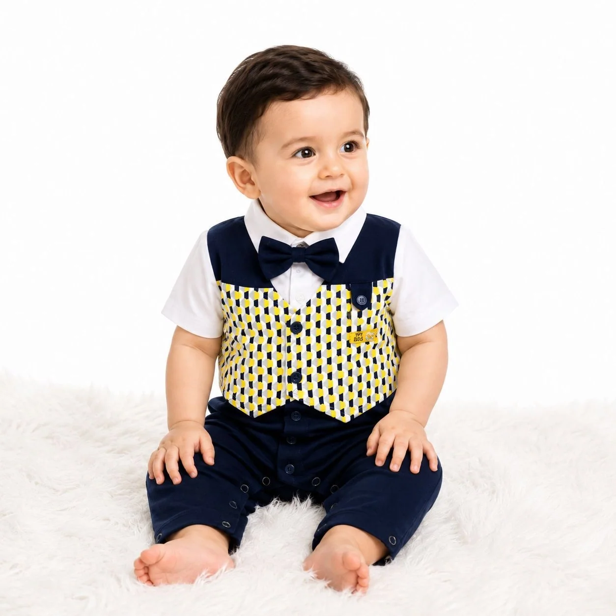 Premium Baby Rompers Range Tuxedo(NB)