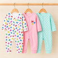 Dream Baby Pack of 3 Sleep Suit Rompers Collection PB(open feet)