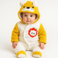 Baby Quilted Fur Winter Rompers – Cozy & Stylish