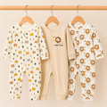 C/C Pack of 3 Sleep Suit Rompers Collection S (Open Feet)