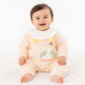 Baby Quilted Winter Rompers with bib– Cozy & Stylish