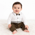 MC Premium Tux Baby Rompers Collection