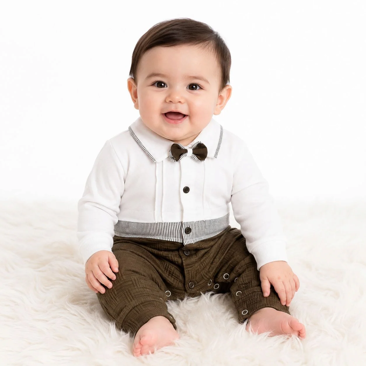 MC Premium Tux Baby Rompers Collection