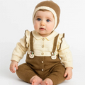 Imported Woolen Baby Rompers with cap