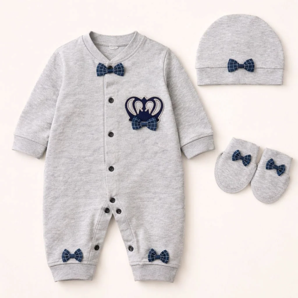Fancy crown Romper set GR