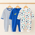Dream Baby Pack of 3 Sleep Suit Rompers Collection RB(open feet)