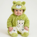 Baby Quilted Fur Winter Rompers – Cozy & Stylish