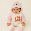 Baby Quilted Fur Winter Rompers – Cozy & Stylish