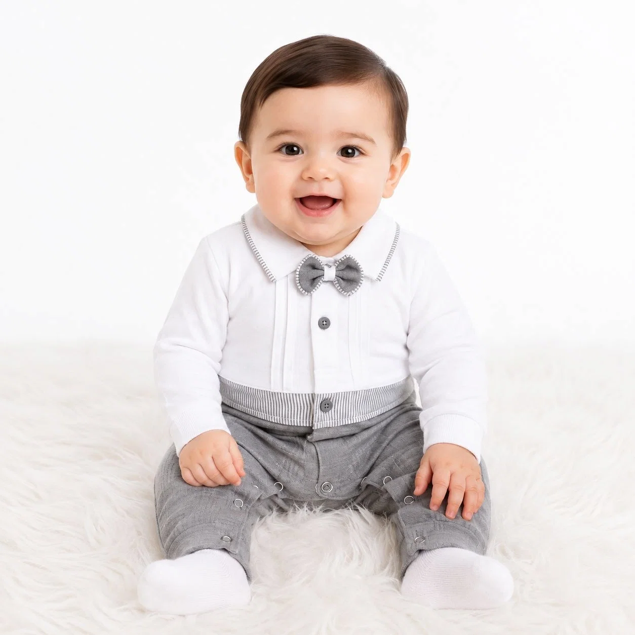 MC Premium Tux Baby Rompers Collection